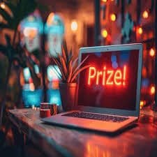 Berbagai kategori permainan di bukablok dengan Prize Table yang transparan